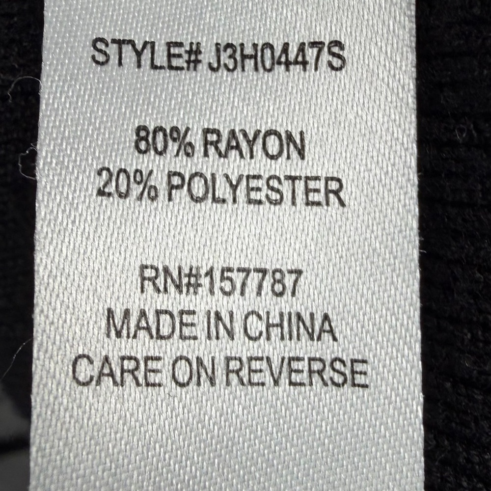 Love Always by FCT Black & Gray Striped Mock-Neck Sweater Midi Dress – Size XL - Picture 14 of 17